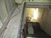 新規鉄骨階段工事